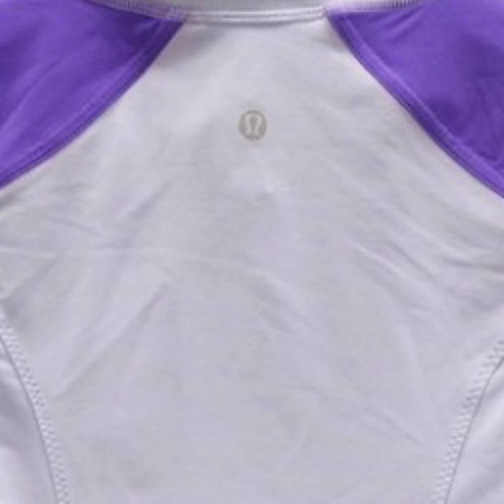 EUC- lululemon athletica jacket purple and gray - Picture 6 of 6